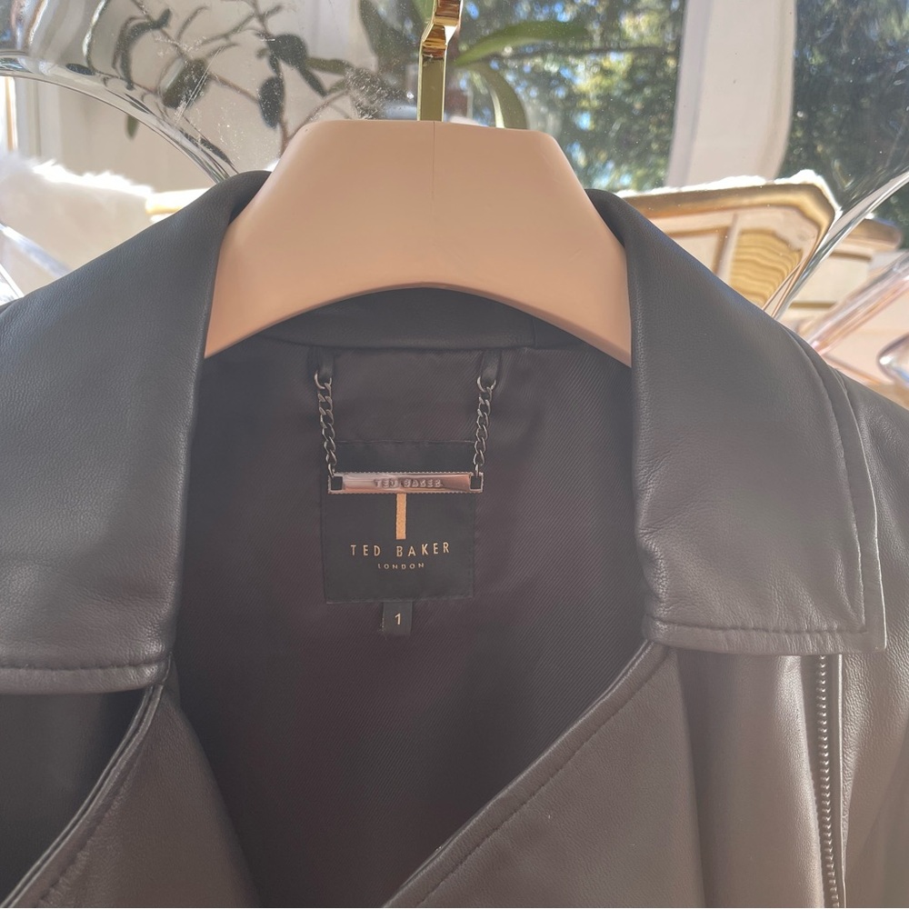 Ted Baker London Black Leather Jacket